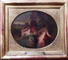 FEYEN PERRIN Francois N. Auguste 1826-1888,Le bain des nymphes,Osenat FR 2021-09-26