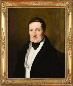 FEYTAUD Sophie 1802-1865,Portrait d'homme à la veste noire,1832,Conan-Auclair FR 2025-03-13