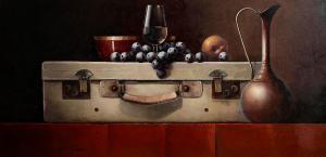 FFRENCH LE ROY David 1971,Still Life on Suitcase,2002,Morgan O'Driscoll IE 2023-01-30