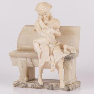 FIASCHI E 1810,Seated Mother and Child,Gray's Auctioneers US 2021-08-18