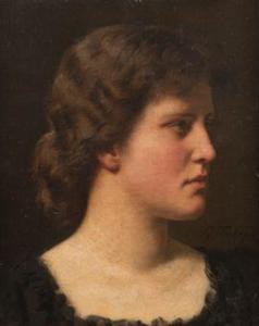 FICHEFET Georges 1864-1954,Portrait d'une femme,Cornette de Saint Cyr FR 2021-10-25
