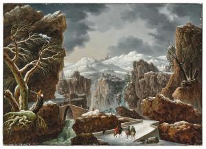 FIDANZA Francesco 1747-1819,A winter landscape,Palais Dorotheum AT 2024-04-24