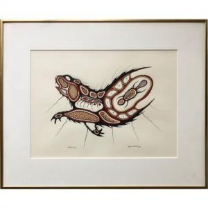 FIDDLER rocky 1959,UNTITLED (BEAVER WITH UNBORN),1988,Waddington's CA 2021-01-28