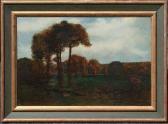 FIELD Edward Loyal 1856-1914,Tonalist Landscape,Burchard US 2009-12-12