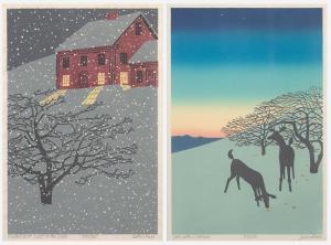 FIELD Sabra 1935,Windows of Light on the Snow together with Deer in,Freeman US 2023-12-05