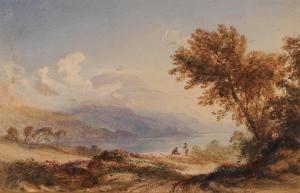 FIELDING Anthony Van dyke Copley 1787-1855,Resting by the lake,Bonhams GB 2024-04-04