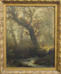 FIELDING George 1800-1800,Figure on a Woodland Path,Rowley Fine Art Auctioneers GB 2021-07-31