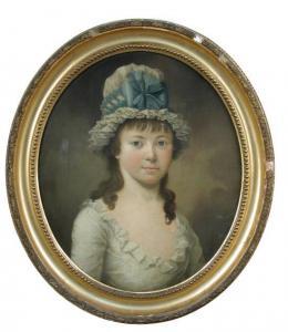 FIELDING Nathan Theodore 1747-1814,Bust length in a white dress and bonnet,Cheffins GB 2015-03-04