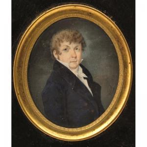 FIELDING Thales 1793-1837,Portrait miniature of a gentleman,1808,Woolley & Wallis GB 2018-09-11