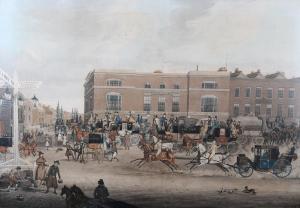 FIELDING Theodore Henry A 1781-1851,Elephant and Castle on the Brighton Road,Morphets GB 2023-09-07
