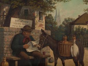FIETZ A,Man with Donkey,1894,Auctionata DE 2014-01-24