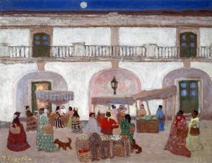 FIGARI Pedro 1861-1938,"MERCADO VIEJO".,Galeria Arroyo AR 2012-09-12