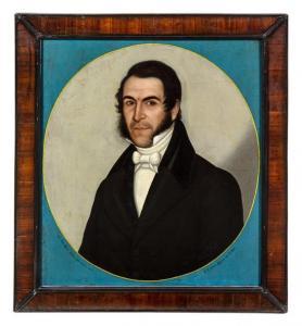 FIGUEROA J.Celestino 1800-1800,Portrait of Juan Ignacio Galvez,1841,Hindman US 2017-01-24
