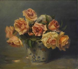 FILDES Denis Quintin 1889,Roses,Andrew Smith and Son GB 2014-09-09