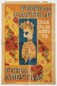 FILIPE Luis,Cartaz Viana do Castelo - Feira de Amostras,1929,Cabral Moncada PT 2016-05-02