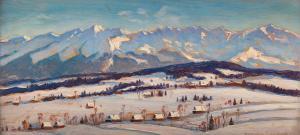 FILIPKIEWICZ Mieczyslaw 1891-1950,Panoramic view of Tatra Mountains,Desa Unicum PL 2022-01-27