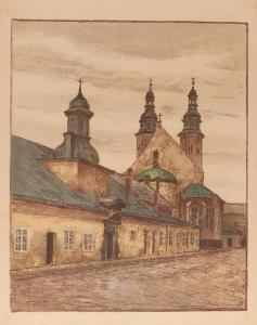 FILIPKIEWICZ Stefan,Saint Andrew church in Cracow from thei "Kraków. S,1928,Desa Unicum 2023-10-10