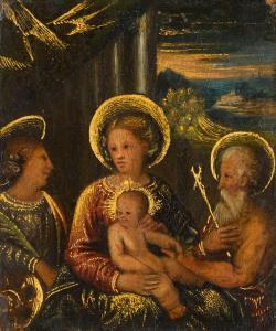 FILIPPI Sebastiano II 1532-1602,The Holy Family with Saint Catherine,Sotheby's GB 2021-12-09