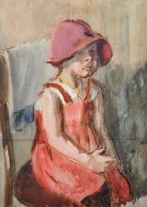 FILIPPOVSKY Grigorij G 1909-1987,Girl in a Red Hat,John Nicholson GB 2016-12-21
