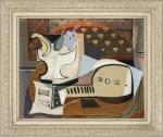 FILLA Emil 1882-1953,Fruit tray and mandolin (Still life with hearts),1930,Art Consulting 2023-10-15