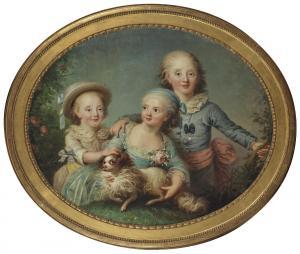 FILLEUL Anne Rosalie 1753-1794,Les enfants du comte d'Artois,1782,Christie's GB 2018-11-28