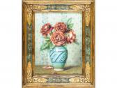 FILLIARD Ernest 1868-1933,Bouquet de roses dans un vase,Hôtel des ventes d'Avignon FR 2022-06-18