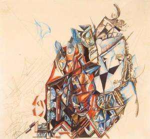 FILONOV Pavel Nikolaevitch 1883-1941,Abstract Composition,Shapiro Auctions US 2020-07-25
