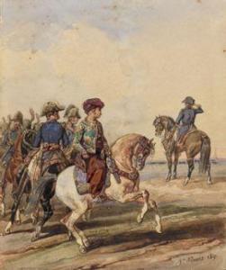 FINART Noel Dieudonne 1797-1852,Napoléon et les Mamelouks,Conan-Auclair FR 2021-07-08