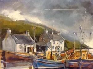 FINDLAY D.G,BOATS IN THE HARBOUR,McTear's GB 2012-05-01