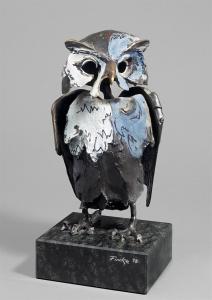 FINKE Dieter 1939-2011,Owl,1998,Villa Grisebach DE 2022-08-28