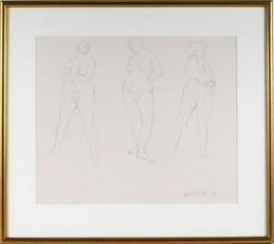 FINKE Leonda 1922,Three Standing Nudes,1985,Nye & Company US 2022-09-08