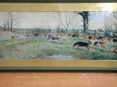 FINLEY A,Hunting hounds across a field.,1910,Warren & Wignall GB 2012-05-23
