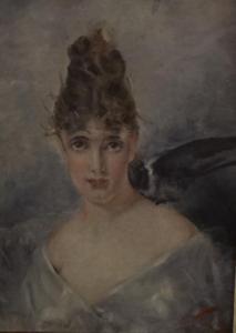 FINNY Elsa 1900-1900,Jeune femme à la tourterelle,Millon & Associés FR 2013-02-18
