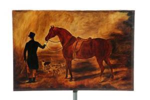 FINNY Richard Jeffery 1909,HUNTSMAN AND HORSE,1915,Garth's US 2011-01-29
