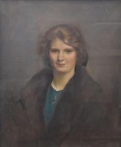 FIRTH WILLIAM,head and shoulders portrait of a female in fur coa,Rogers Jones & Co GB 2017-06-02