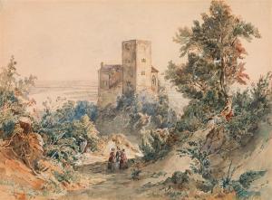 FISCHBACH Johann Heinrich,„Burg Greifenstein an der Donau\“,im Kinsky Auktionshaus 2022-06-28
