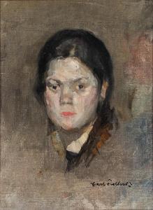 FISCHER Carl 1887-1962,Portrait of a woman,Bruun Rasmussen DK 2024-04-01