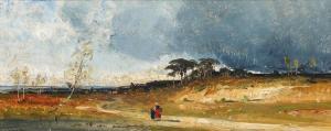 FISCHER Eduard 1852-1905,Landscape,1881,Bruun Rasmussen DK 2024-01-08