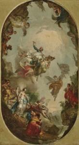FISCHER Vinzenz 1729-1810,St Paul in Glory,1770,Neumeister DE 2019-10-22