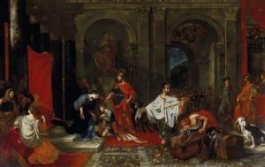 FISCHES Isaac 1638-1706,The Continence of Scipio,Palais Dorotheum AT 2016-10-18