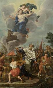 FISCHES Isaac 1638-1706,The Sacrifice of Iphigenia. 1700.,1700,Galerie Koller CH 2014-03-26