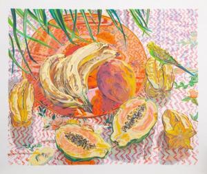 FISH Janet 1938,Still Life with Tropical Fruits,1992,Ro Gallery US 2024-03-20