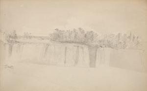 FISHER Alvan 1792-1863,New York State Falls,Freeman US 2023-12-05