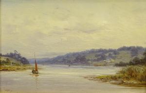 FISHER Charles 1800-1900,On the Thames above Saltash,Golding Young & Co. GB 2020-10-28