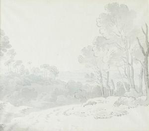 FISHER George Bulteel 1764-1834,A River Landscape, Killarney,Rosebery's GB 2020-06-04