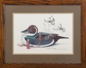 FISHER James P 1950,Woodduck,Stair Galleries US 2016-10-07