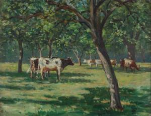 FISHER Janet 1891-1925,CATTLE SURREY,Ross's Auctioneers and values IE 2023-12-06