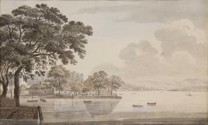 FISHER John 1748-1825,View on the Exe Estuary,1787,Sworders GB 2021-12-14