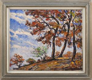 FISHER William 1891-1985,Autumn landscape,Eldred's US 2019-10-17