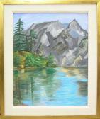 FISHER William 1891-1985,Mountainside Lake,Clars Auction Gallery US 2009-02-07